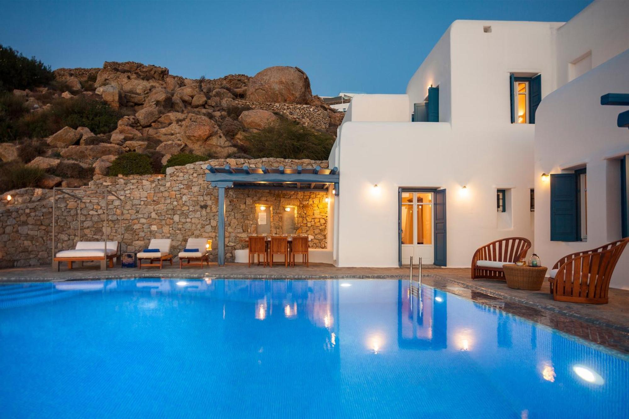 Agl Luxury Villas Mykonos Town Luaran gambar