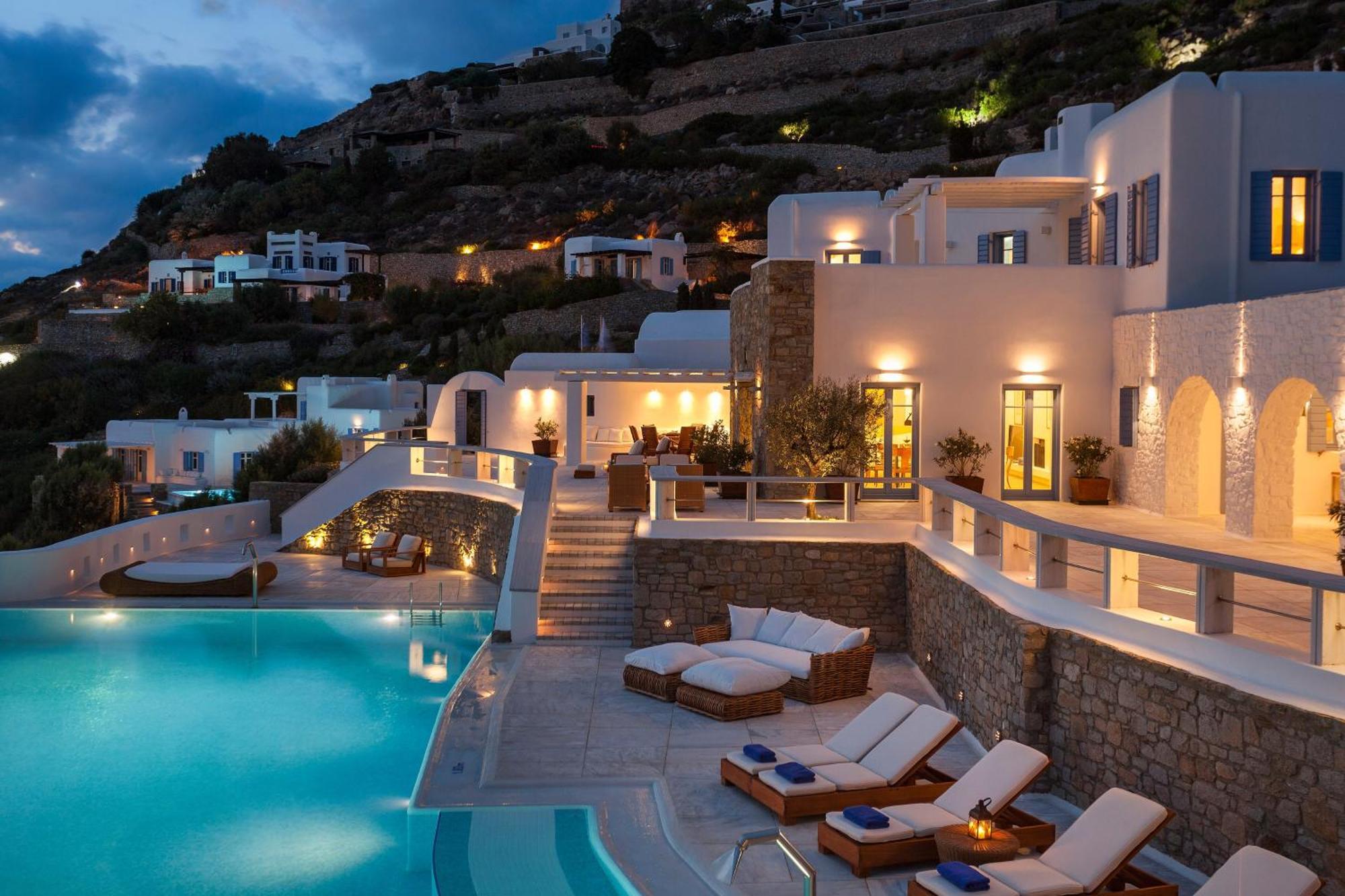 Agl Luxury Villas Mykonos Town Luaran gambar