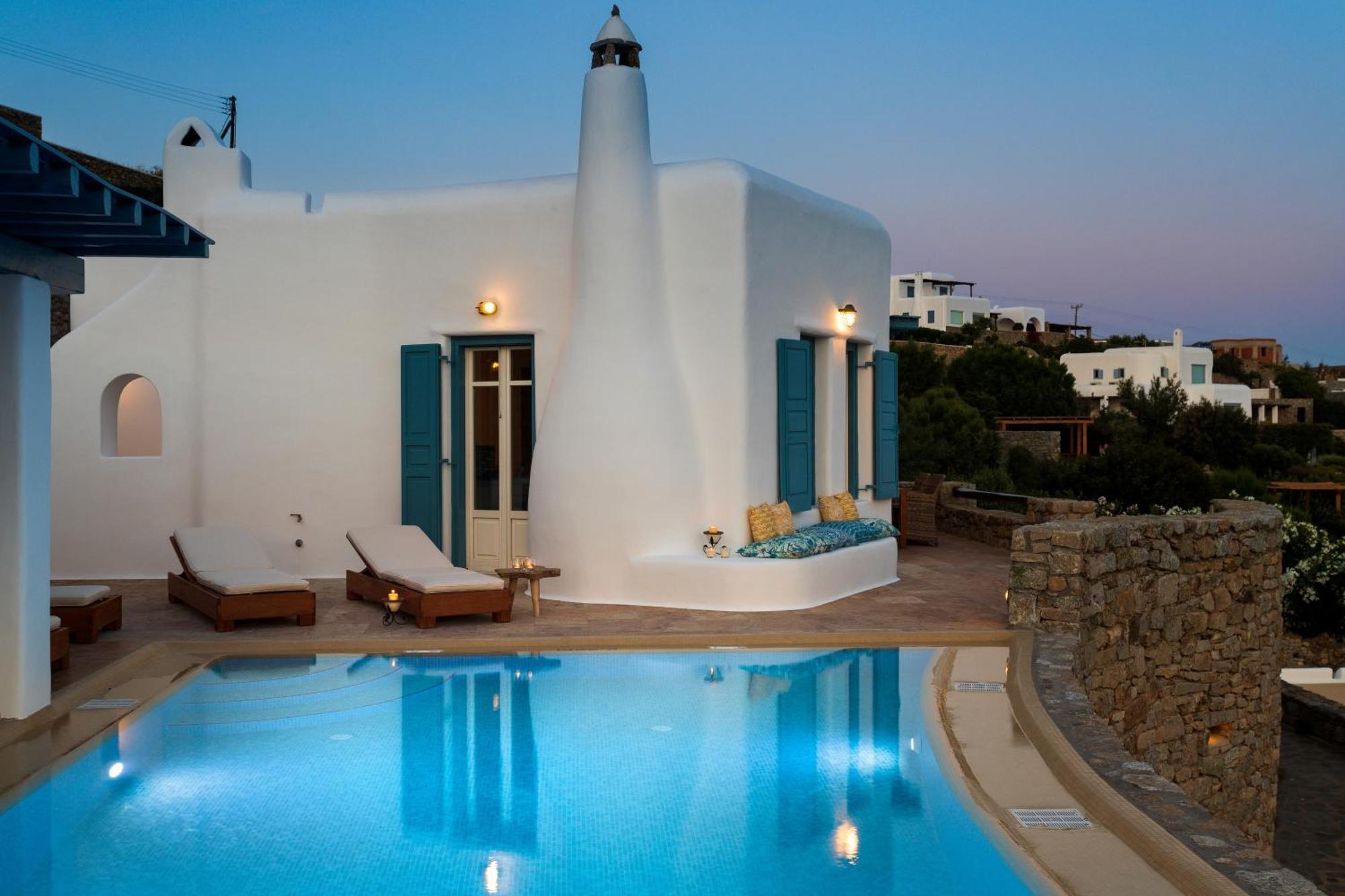 Agl Luxury Villas Mykonos Town Luaran gambar