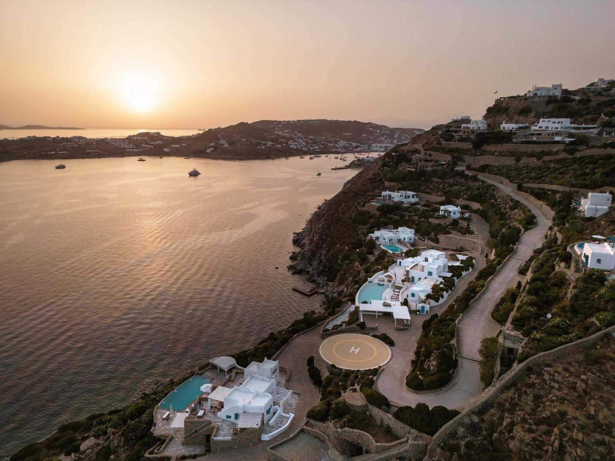 Agl Luxury Villas Mykonos Town Luaran gambar